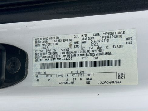 Used 2021 Ford F150 XL w/ Equipment Group 101A High RWD image 35