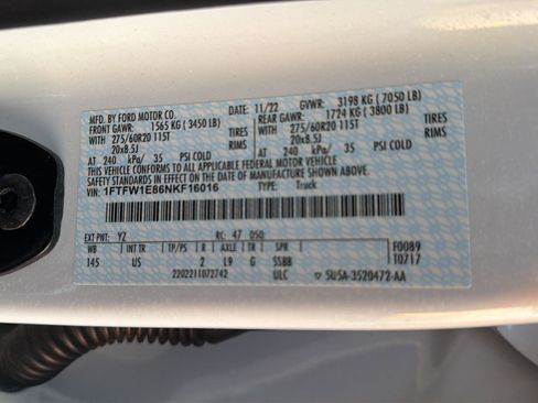 Used 2022 Ford F150 XLT w/ Equipment Group 302A High AWD/4WD image 40