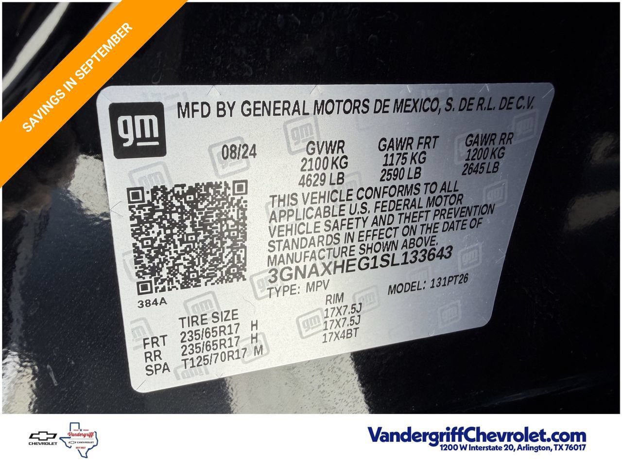 Certified 2025 Chevrolet Equinox LT w/ Convenience Package II FWD image 27