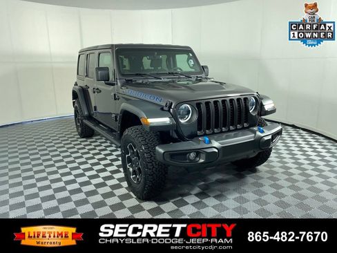 Used 2023 Jeep Wrangler Unlimited Rubicon 4xe w/ Cold Weather Group AWD/4WD image 1