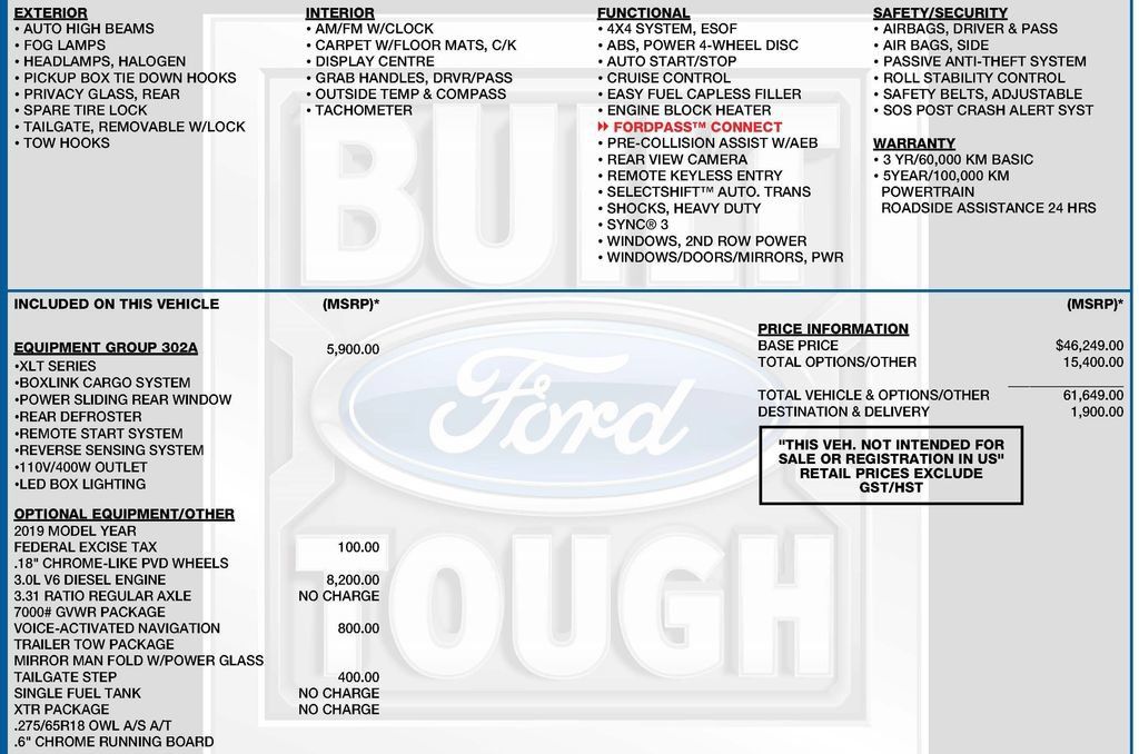 Used 2019 Ford F150 XLT w/ Equipment Group 302A Luxury AWD/4WD image 3