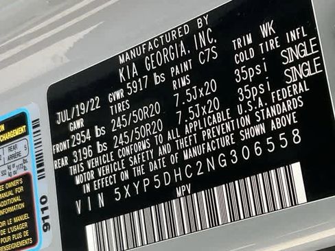 Used 2022 Kia Telluride SX w/ SX Prestige Package image 30