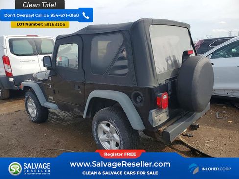Used 2006 Jeep Wrangler X w/ Tire & Wheel Group (Ecco) AWD/4WD image 3