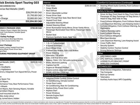 Used 2024 Buick Envista Sport Touring w/ Convenience II Package FWD image 10
