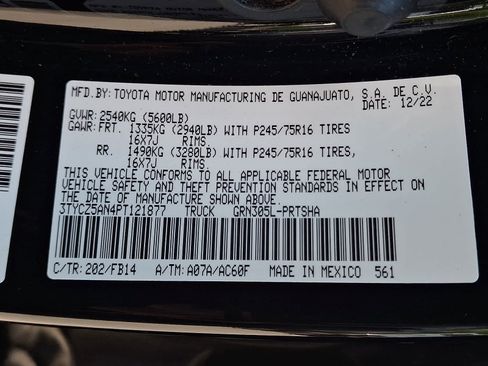 Certified 2023 Toyota Tacoma SR AWD/4WD image 28