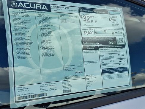 New 2025 Acura Integra A-Spec image 11