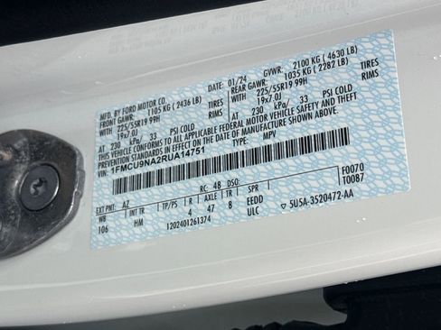 Used 2024 Ford Escape ST-Line Select w/ Tech Pack #2 AWD/4WD image 35