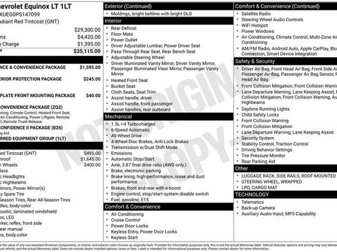 Used 2023 Chevrolet Equinox LT AWD/4WD image 2