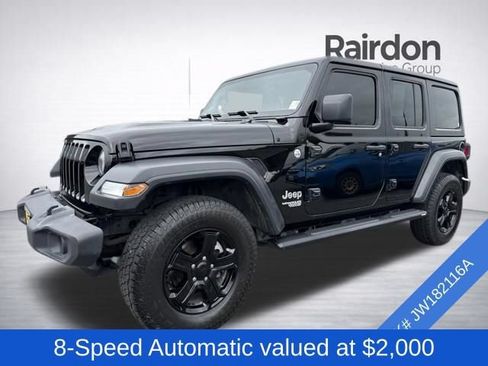 Used 2018 Jeep Wrangler Unlimited Sport S AWD/4WD image 3