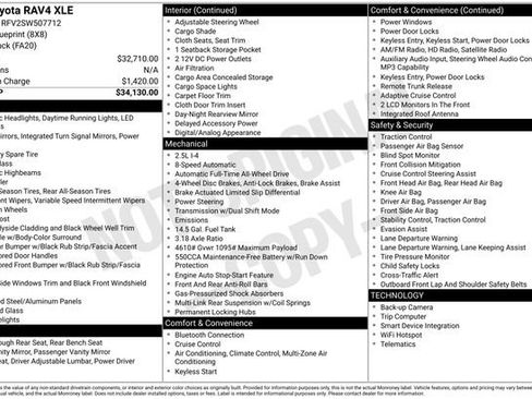 Used 2025 Toyota RAV4 XLE image 10