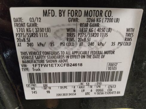 Used 2012 Ford F150 Platinum AWD/4WD image 33