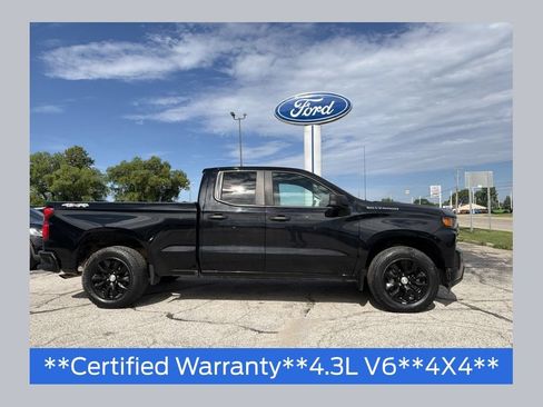 Used 2019 Chevrolet Silverado 1500 Custom w/ Custom Value Package AWD/4WD image 1