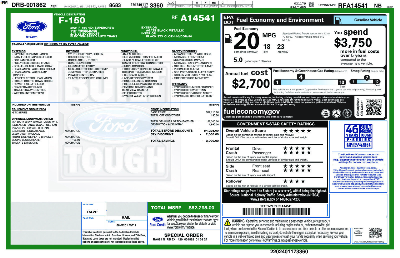 Used 2024 Ford F150 STX AWD/4WD image 7