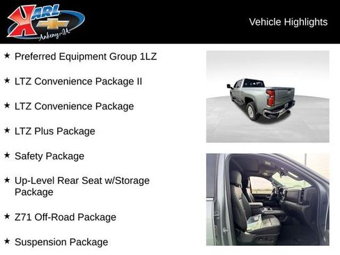 Used 2024 Chevrolet Silverado 2500 LTZ w/ LTZ Plus Package AWD/4WD image 2