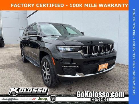 Certified 2024 Jeep Grand Cherokee L Limited w/ Luxury Tech Group II AWD/4WD image 1
