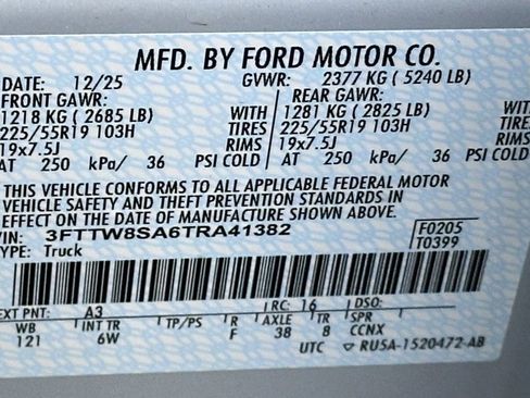 New 2026 Ford Maverick Lariat w/ Black Appearance Package image 44