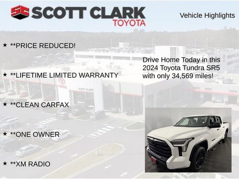 Used 2024 Toyota Tundra SR5 w/ SR5 Convenience Package AWD/4WD image 12
