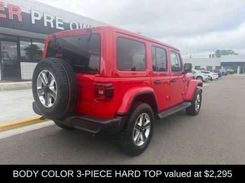 Used 2020 Jeep Wrangler Unlimited Sahara w/ LED Lighting Group AWD/4WD image 3