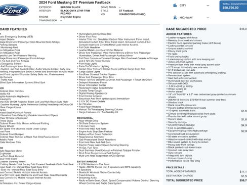 Used 2024 Ford Mustang GT Premium w/ GT Performance Package image 5