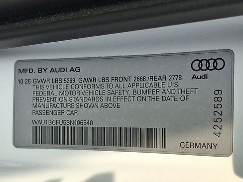 Used 2025 Audi A5 2.0T Premium w/ Convenience Package AWD/4WD image 27
