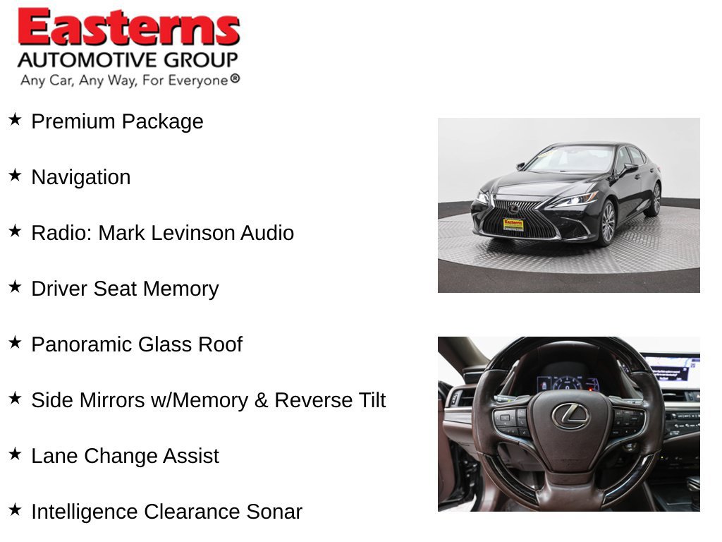 Used 2019 Lexus ES 350 w/ Premium Package FWD image 12