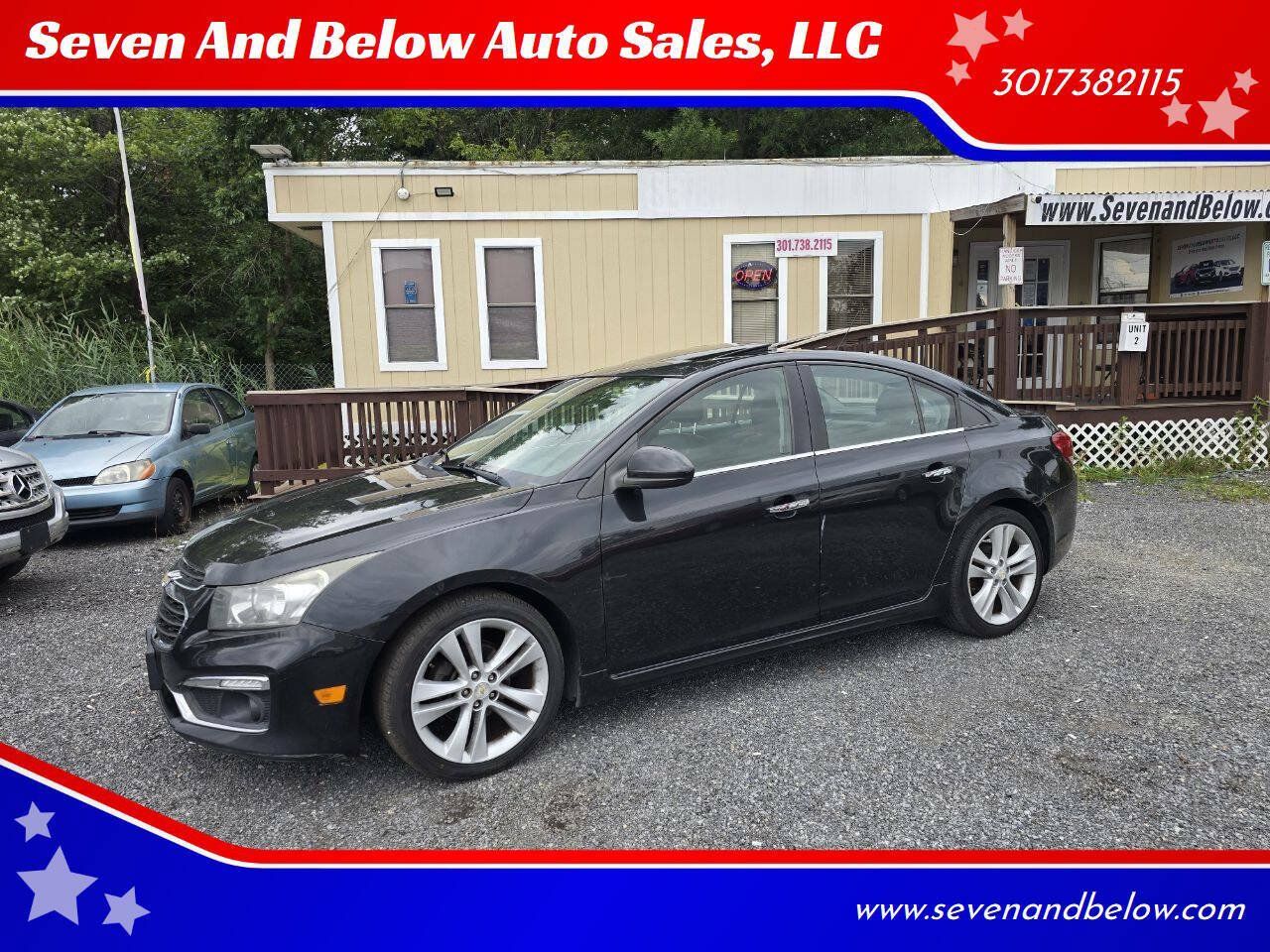 Used 2015 Chevrolet Cruze LTZ w/ Sun, Sound and Sport Package FWD image 1