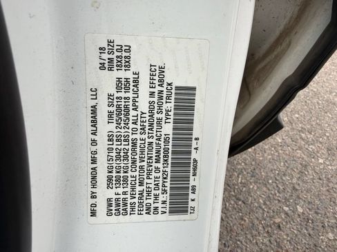Used 2019 Honda Ridgeline Sport image 27