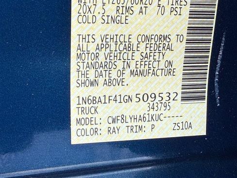 Used 2016 Nissan Titan Platinum Reserve AWD/4WD image 56