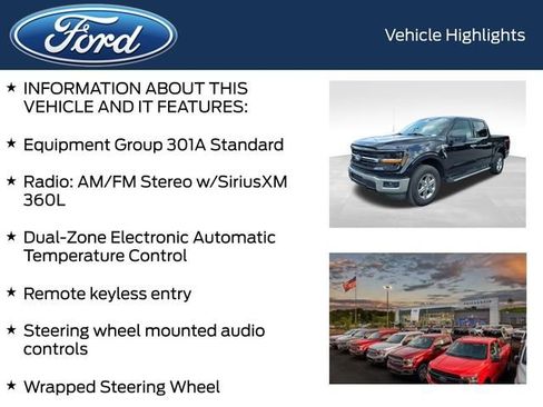 Used 2025 Ford F150 XLT w/ Equipment Group 301A Standard AWD/4WD image 4