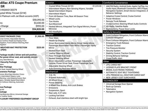 Used 2019 Cadillac ATS Premium Luxury w/ Driver Assist Package image 6