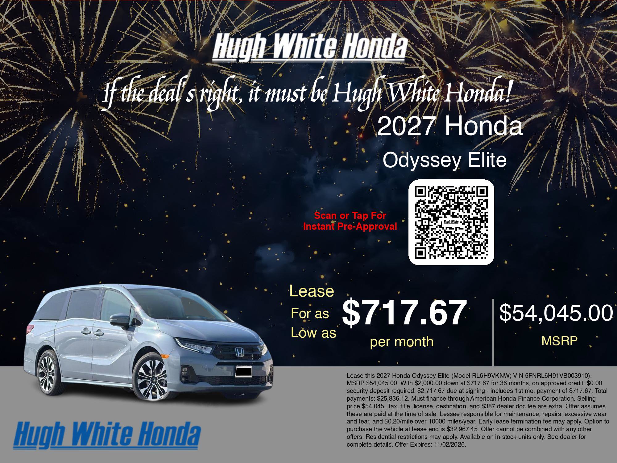 New 2027 Honda Odyssey Elite image 5