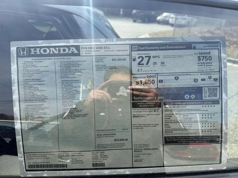 New 2026 Honda HR-V LX image 33