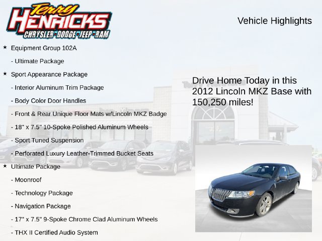 Used 2012 Lincoln MKZ FWD image 4