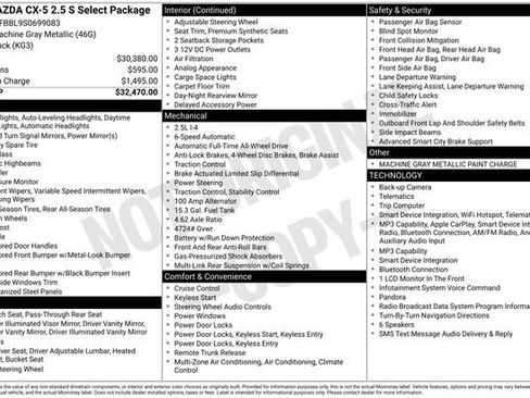 Used 2025 MAZDA CX-5 AWD 2.5 S w/ Select Package image 21