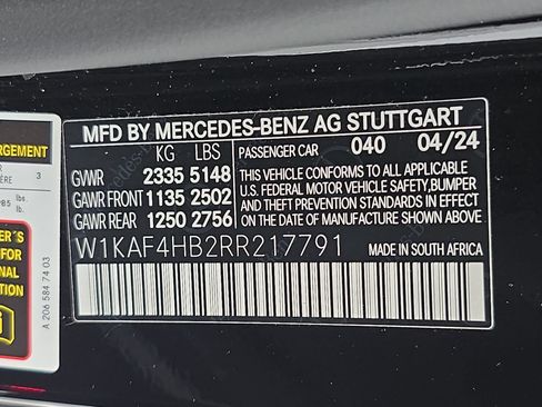 Certified 2024 Mercedes-Benz C 300 4MATIC Sedan image 35
