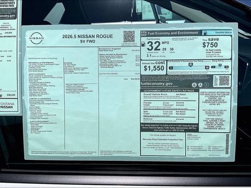 New 2026 Nissan Rogue SV FWD image 12