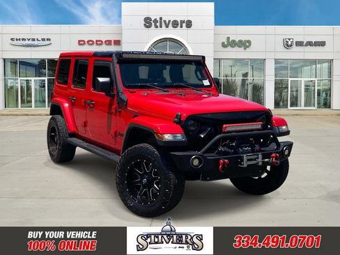 Used 2020 Jeep Wrangler Unlimited Sahara AWD/4WD image 1
