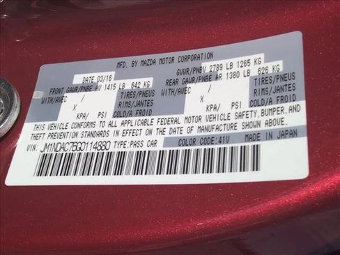 Used 2016 MAZDA MX-5 Miata Club RWD image 20