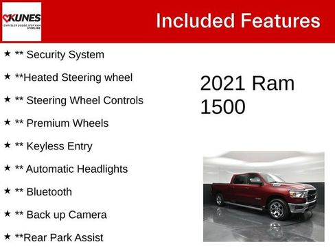 Used 2021 RAM 1500 Big Horn AWD/4WD image 4