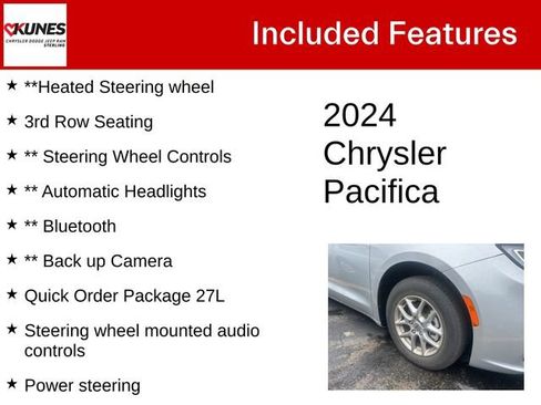 Certified 2024 Chrysler Pacifica Touring-L FWD image 5
