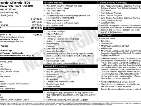 Used 2024 Chevrolet Silverado 1500 Custom w/ Rally Edition RWD image 41