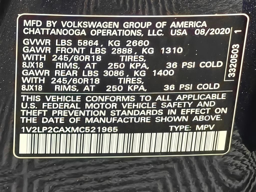 Used 2021 Volkswagen Atlas SE AWD/4WD image 57