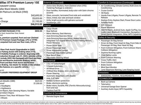 Certified 2023 Cadillac XT4 Premium Luxury w/ Cold Weather Package image 14