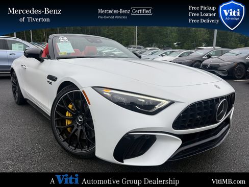 Certified 2022 Mercedes-Benz SL 55 AMG 4MATIC image 1