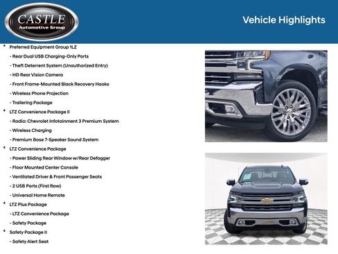 Used 2021 Chevrolet Silverado 1500 LTZ w/ LTZ Premium Package AWD/4WD image 16
