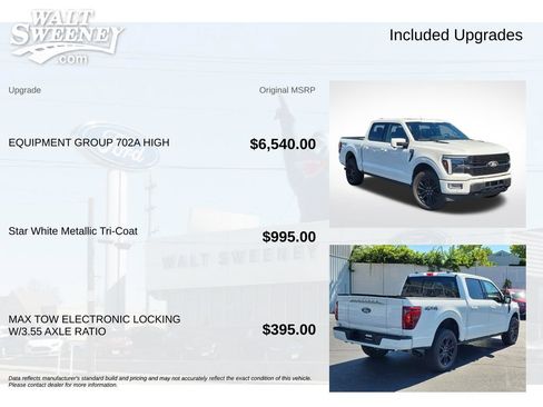 Used 2025 Ford F150 Platinum w/ Equipment Group 702A High AWD/4WD image 11