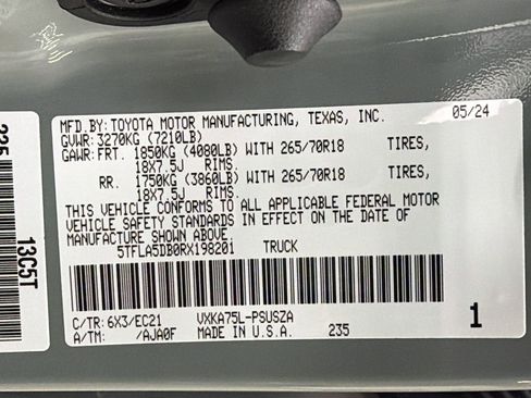 Used 2024 Toyota Tundra SR5 w/ SR5 Premium Package image 43