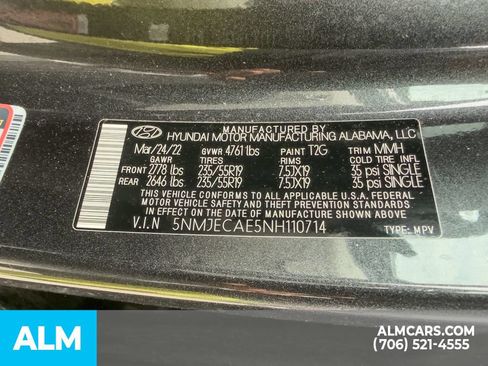 Certified 2022 Hyundai Tucson Limited AWD/4WD image 16