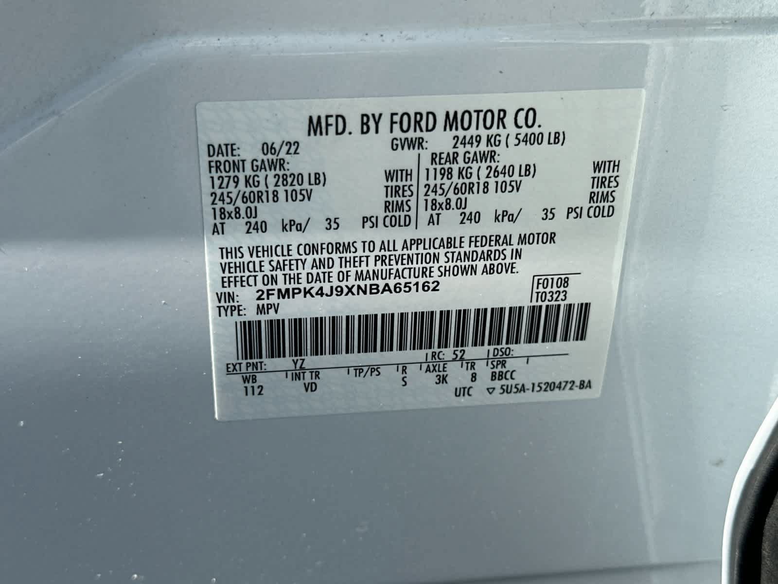 Used 2022 Ford Edge SEL w/ Convenience Package AWD/4WD image 32