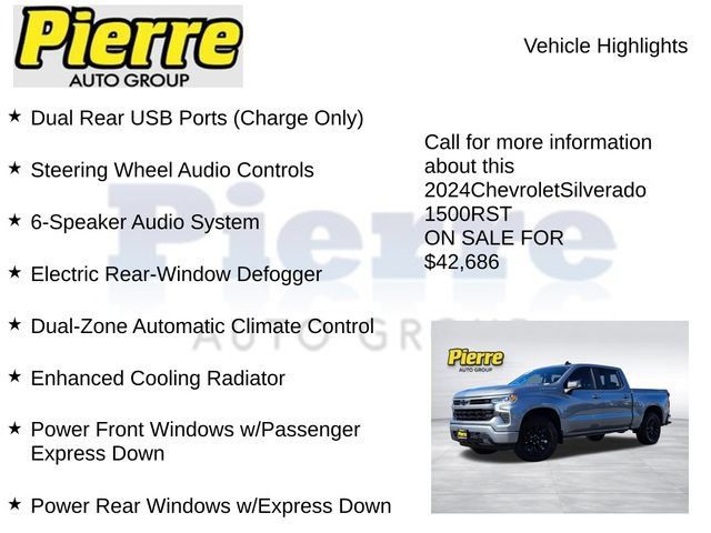Used 2024 Chevrolet Silverado 1500 RST w/ Max Trailering Package AWD/4WD image 14